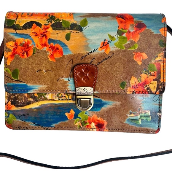 Patricia Nash Handbags - Patricia Nash LOCRI French Riviera Crossbody Bag.